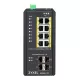 imagenZyxel RGS200-12P Switch POE Gest DIN 240W IP30
